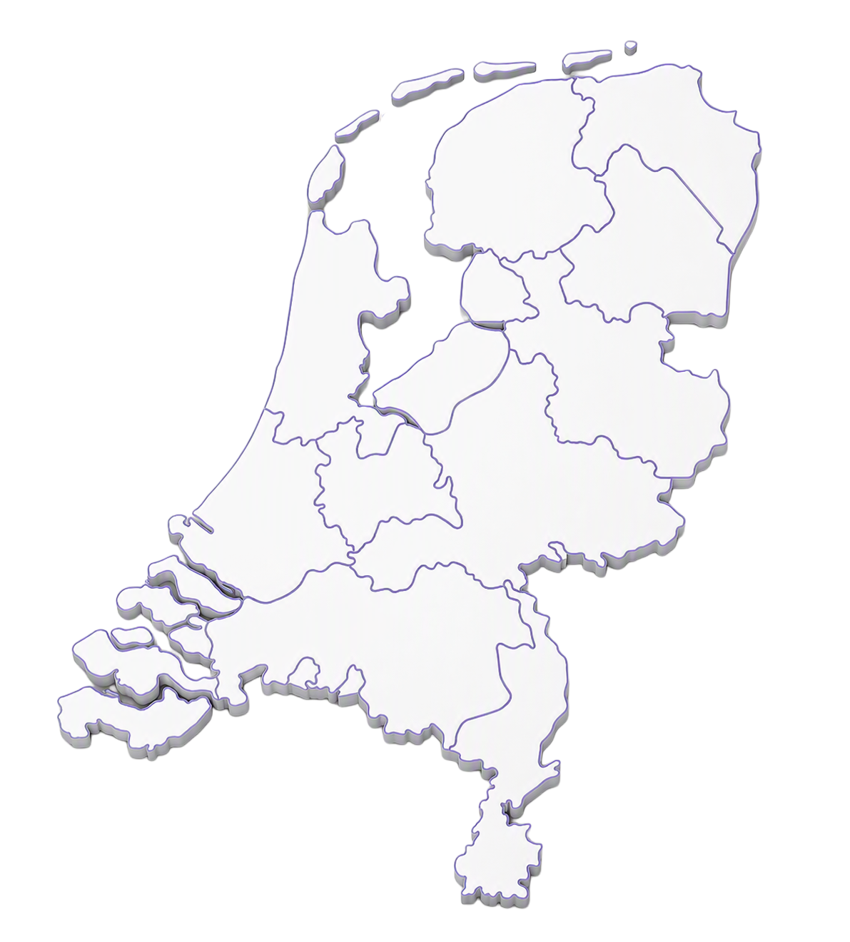 Kaart Nederland